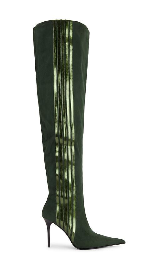 Jeffrey Campbell Racing-Ok Boot in Green Lyst UK