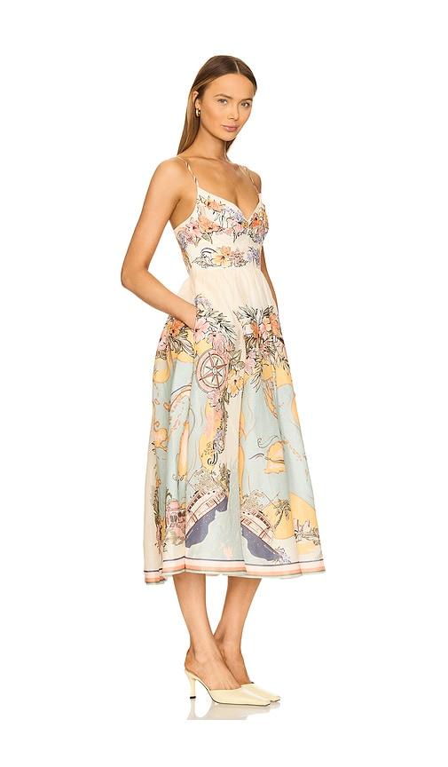 Zimmermann Tallow Tucked Bodice Dress | Lyst