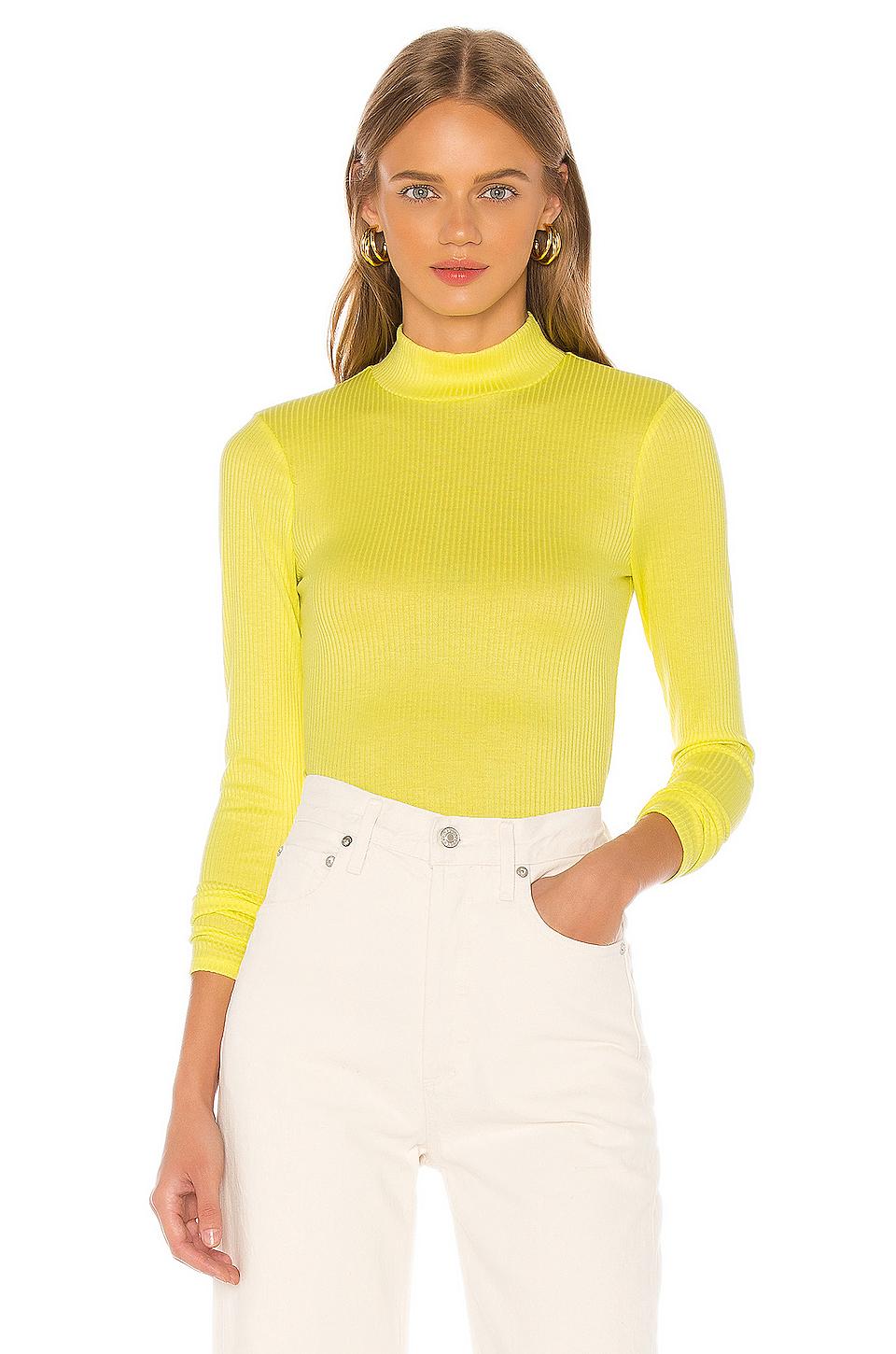 Song of Style Synthetic Penny Top in Yellow - Lyst