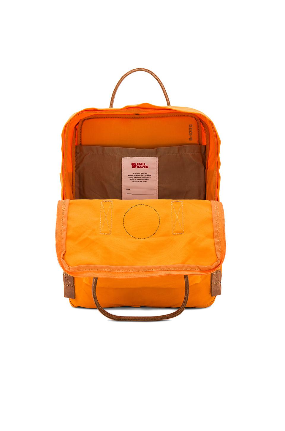 kanken seashell orange