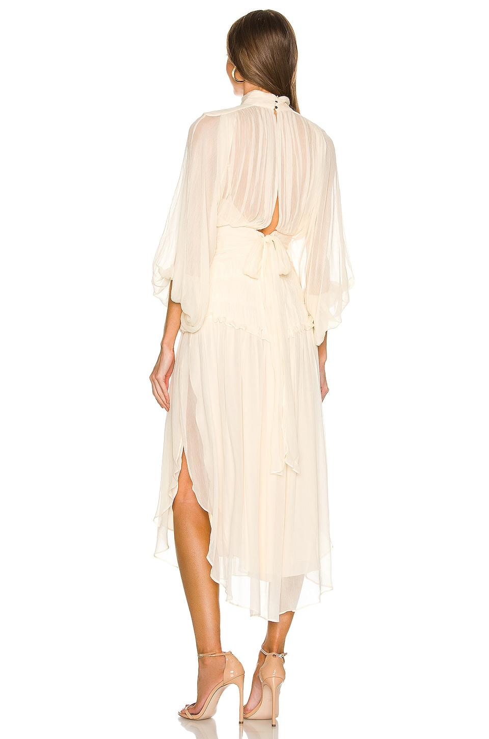 Shona Joy Iris Long Sleeve Open Back 