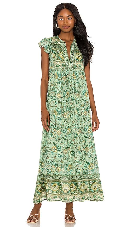 Spell Cotton Folk Song House Dress in Sage (Green) - Lyst