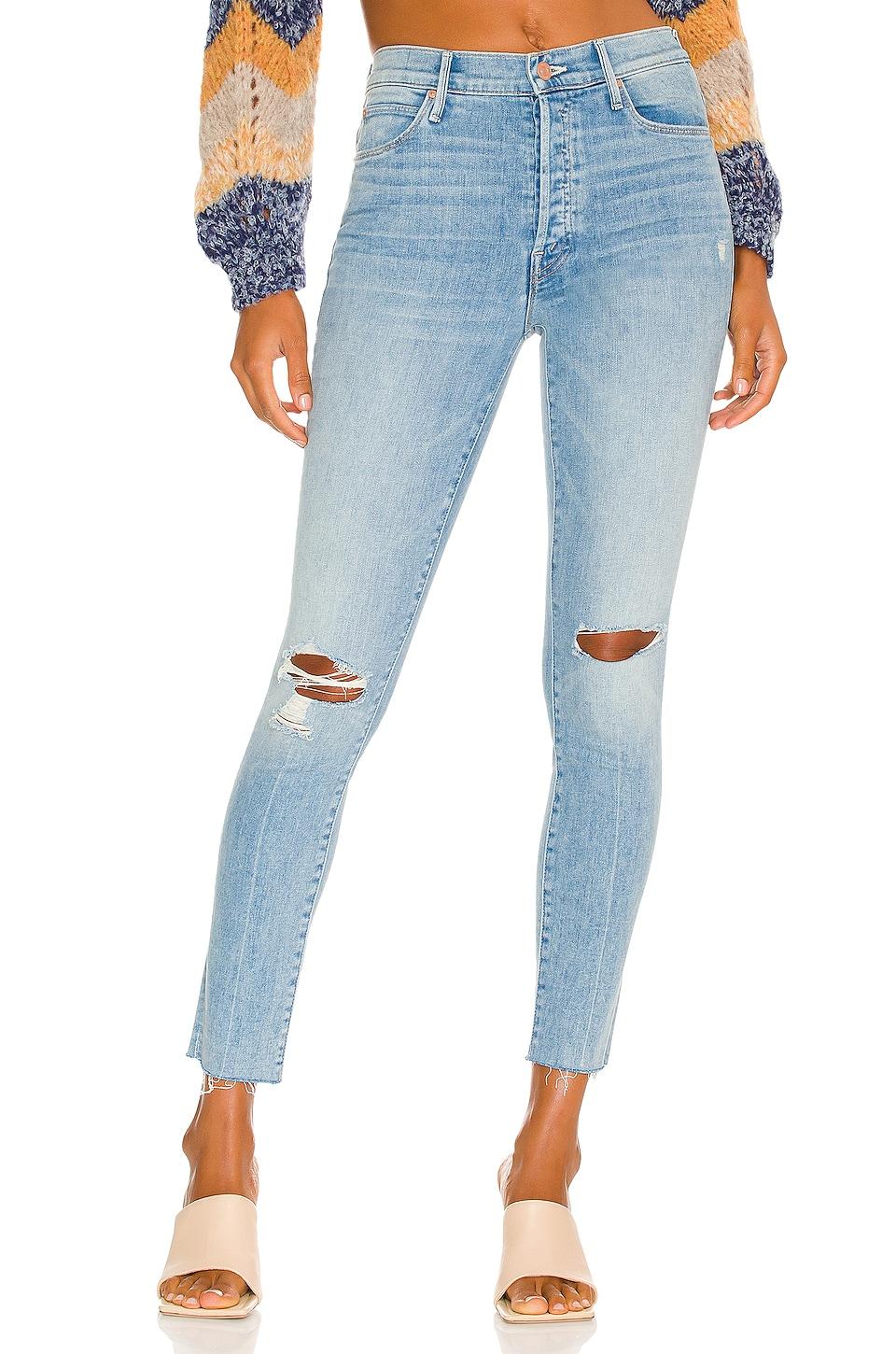 チャッパ5寸送料無料 Motherレディース ブルー The Stunner スキニーデニム セットでお得