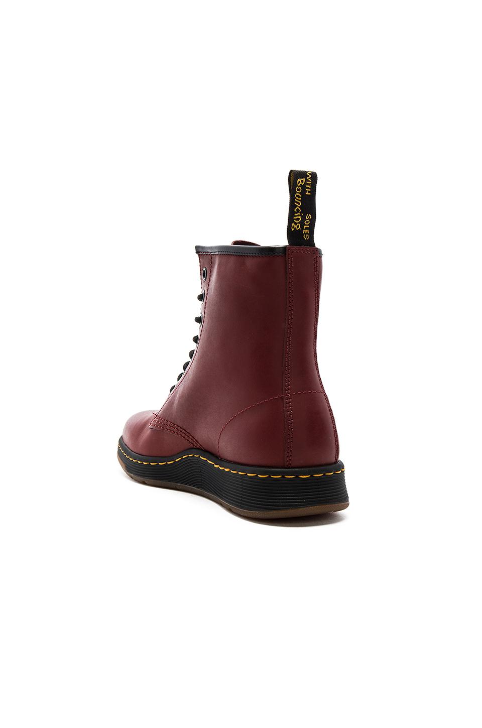 Dr. Martens Newton Leather Ankle Boots in Cherry Red (Brown) for Men | Lyst  UK