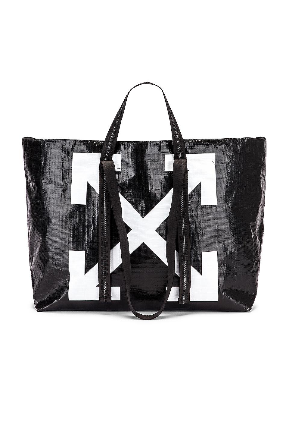 Off-White c/o Virgil Abloh New Commercial Tote Bag in Black Off-White c/o Virgil Abloh New Commercial Tote Bag in Black