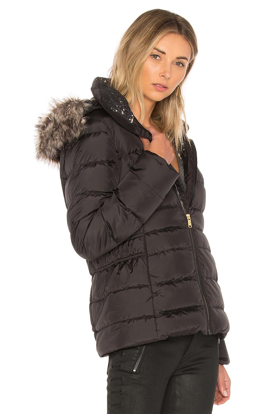 north face gotham faux fur