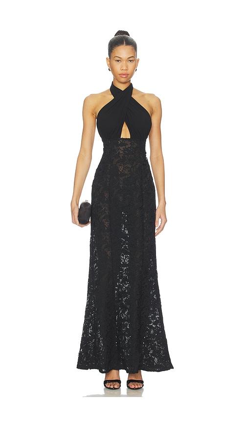 chinese dress ladies MAJORELLE LACE DRESS  Maison Mayle