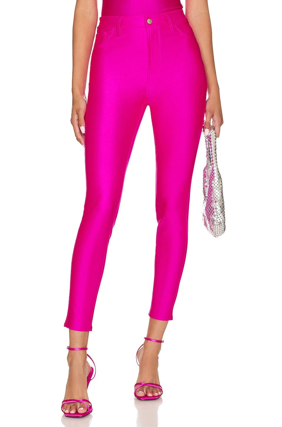 YRRETY Shiny Pink PU Reflective Mirror Faux Patent Leather Leggings For  Women Sexy Low Waist Trousers With Push Up, Zipper Closure, Perfect For  Club Parties And Special Occasions From Peanutoil, $17.75 |