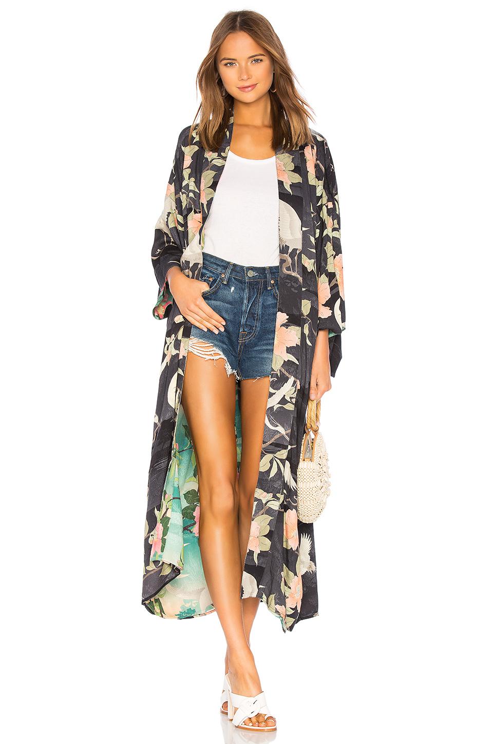 nightingale reversible maxi kimono