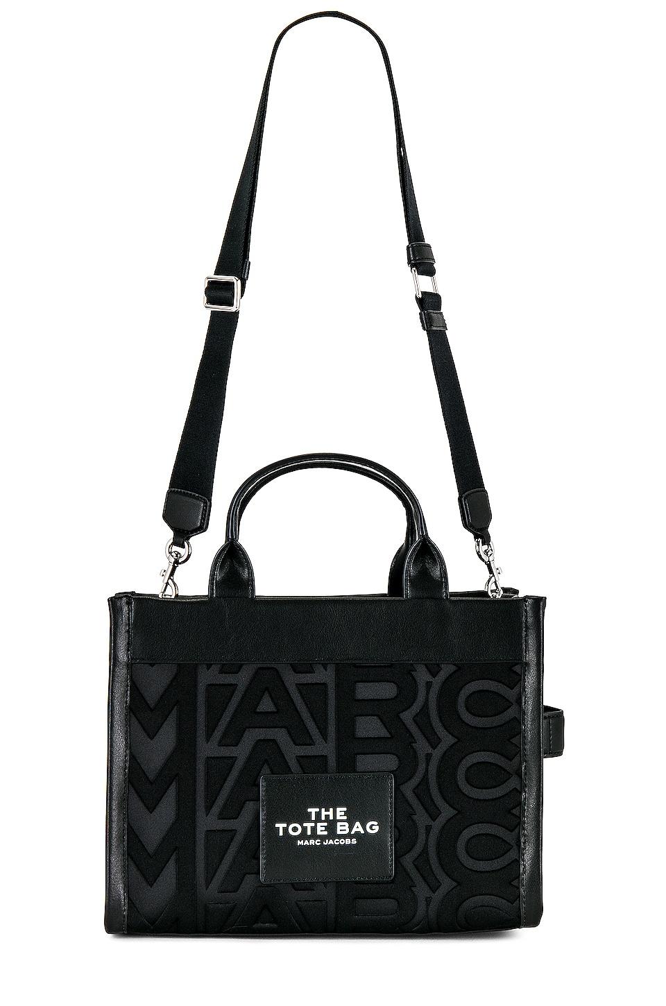 ファッションなデザイン Tote Medium Neoprene Monogram The Jacobs Marc Bag Black in バッグ
