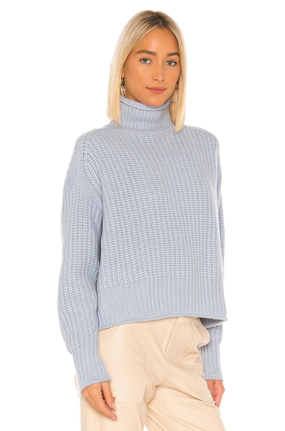 Autumn Cashmere Cashmere Chunky Shaker Mock Neck Sweater - Lyst
