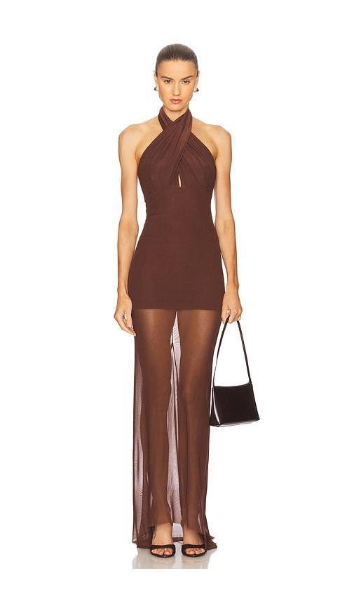 slim fit dress slacks Amanda Uprichard Women's Ivy Strapless Cocktail Dress - Blueberry main image 1
