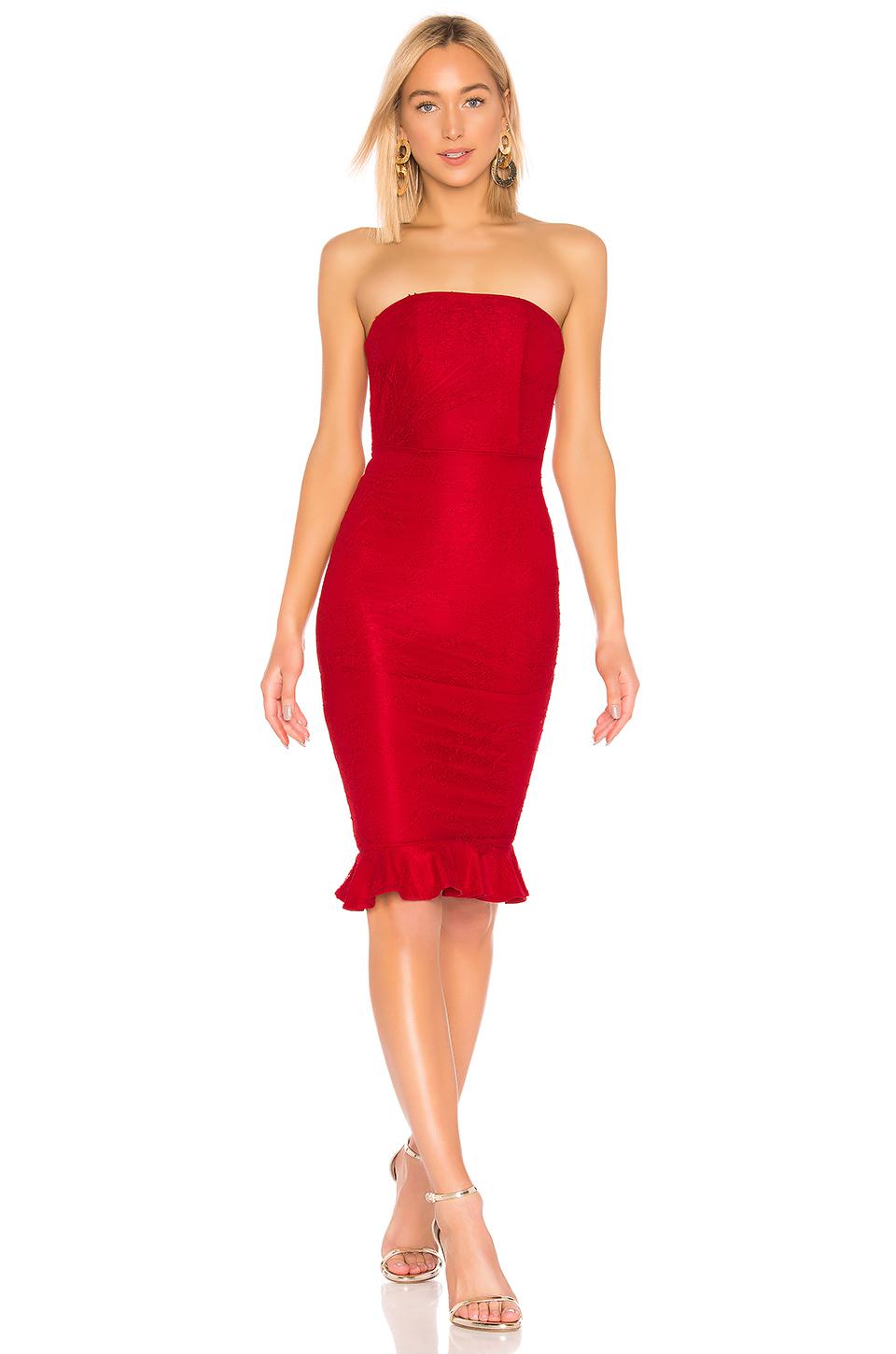 Michael Costello Synthetic X Revolve Ericka Dress in Red - Lyst