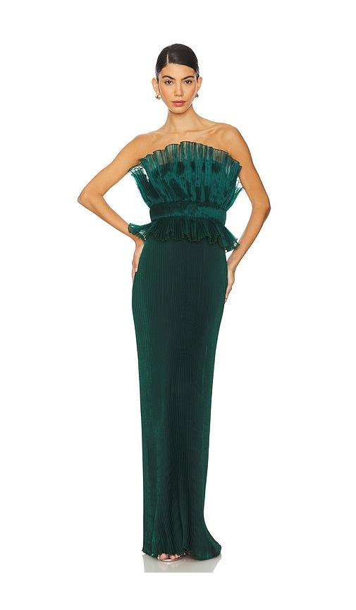 L'ide Masquerade Gown in Green | Lyst