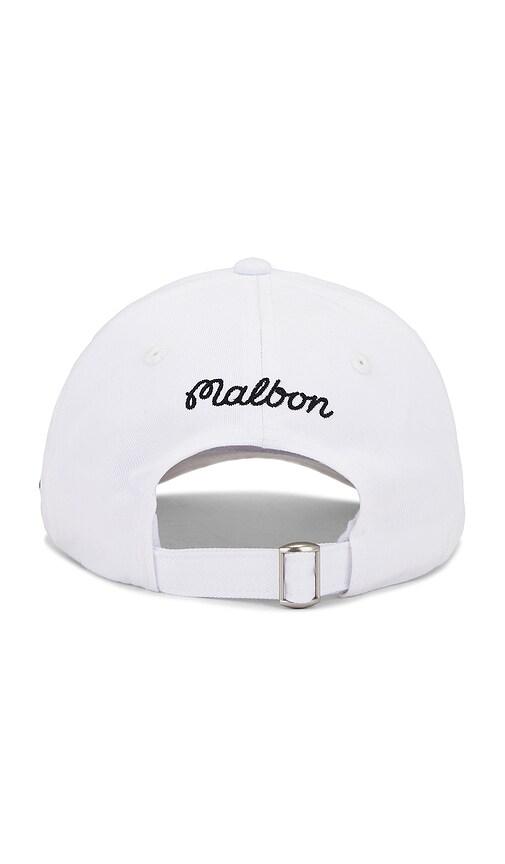 Malbon Golf X Revolve Cafe Du Malbon Twill Hat in White for Men | Lyst