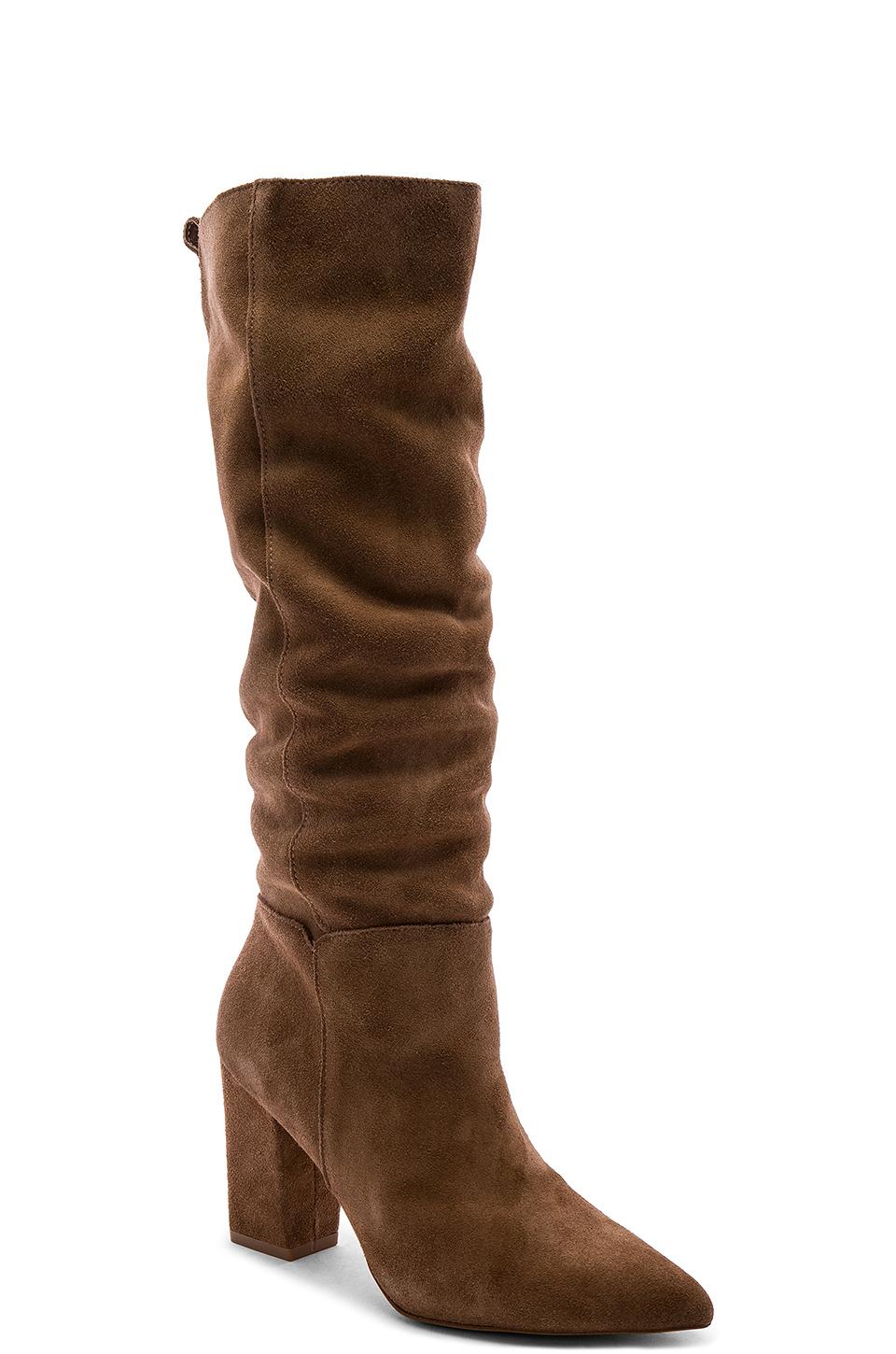 steve madden raddle tan boots