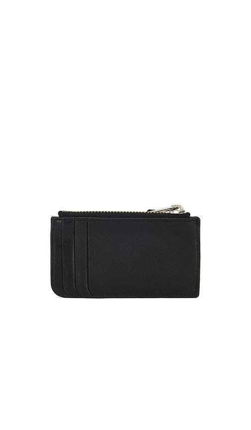 AllSaints Men's Delph Tierra Wallet | Slim Bi-Fold Design In Black Leather - View #4
