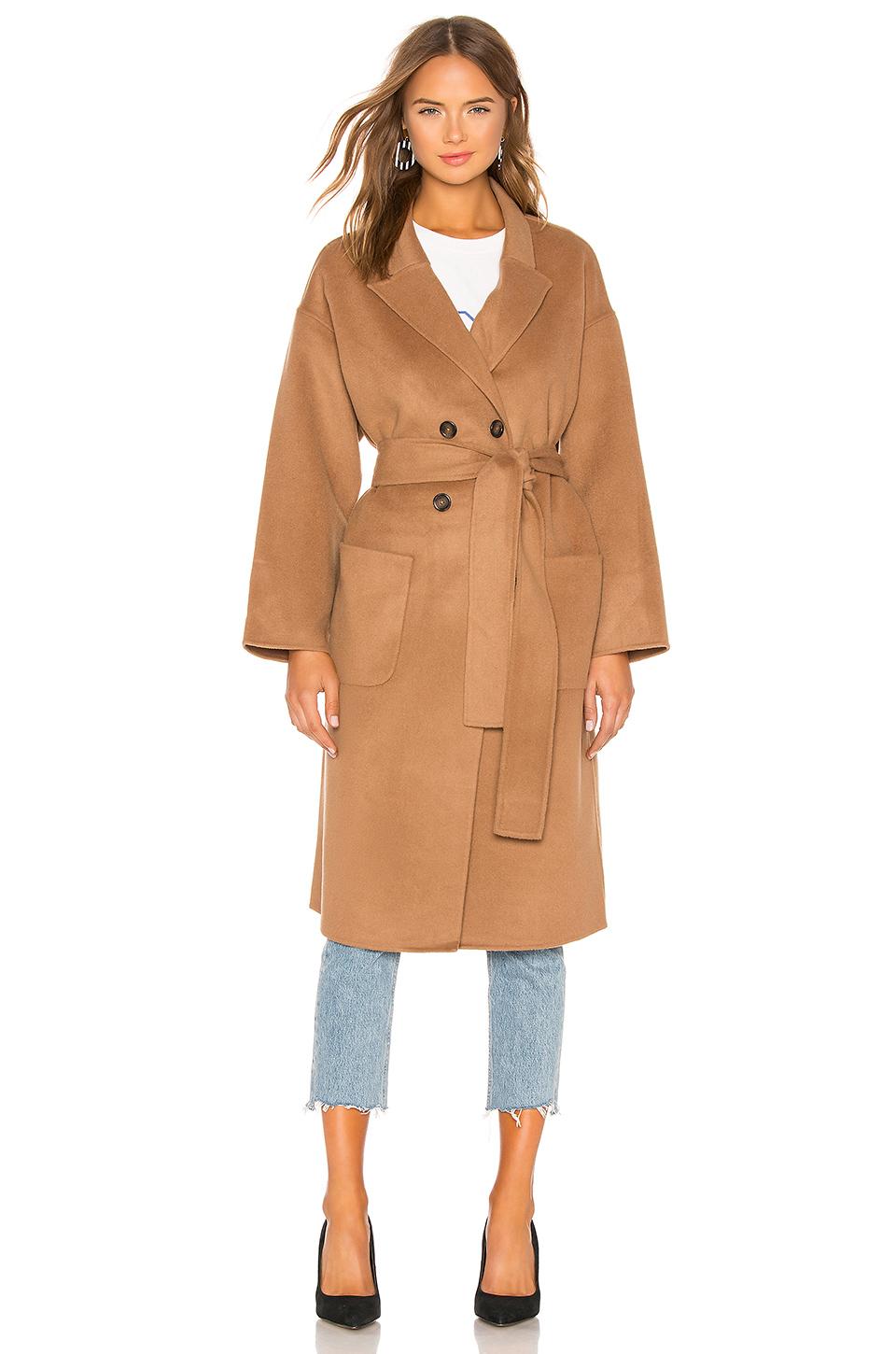 Anine Bing Wool Dylan Coat in Brown - Lyst