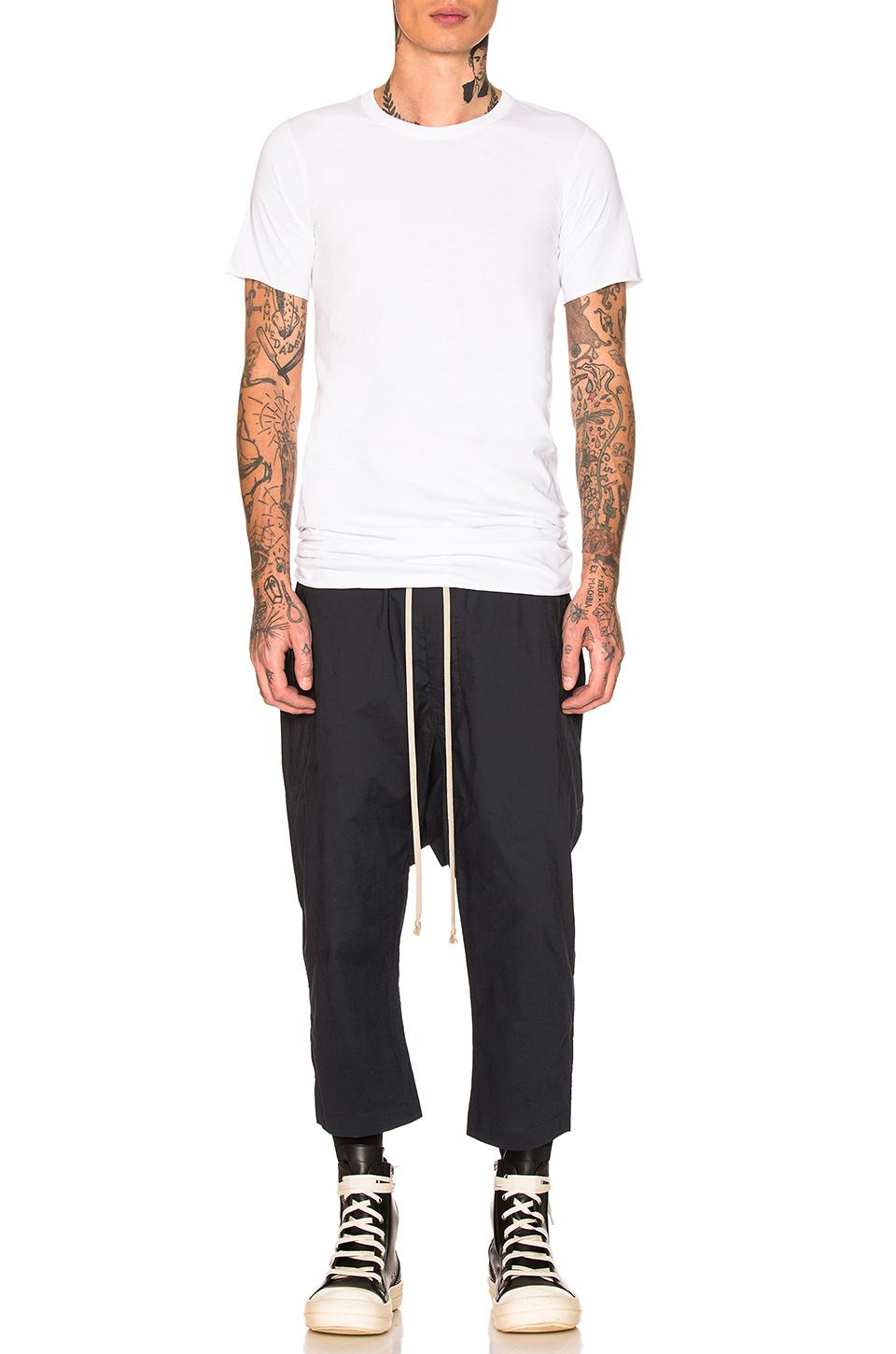 Rick Owens DRKSHDW Drawstring Cropped Pants for Men | Lyst