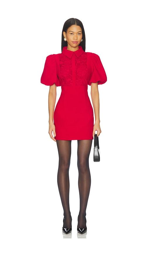 elliatt octavia puff-sleeve v-neck a-line mini dress Suzhoufashion Square Neck Long A Line Light Green Wedding Guest Dress Formal Dress