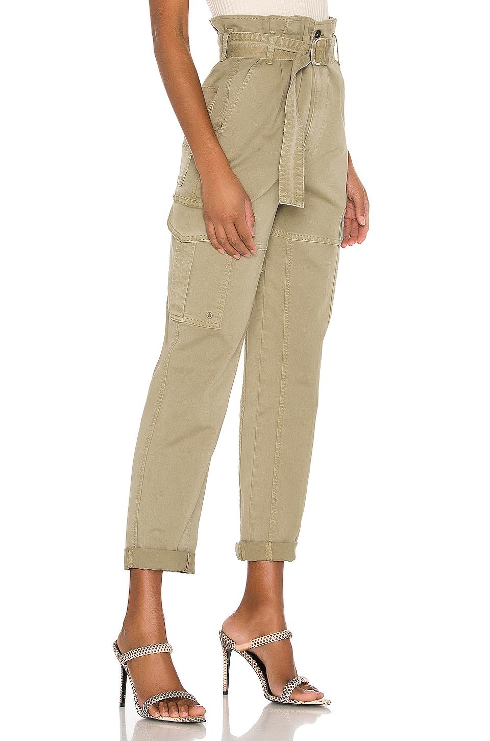 FRAME Cotton Safari Belted Pant in 