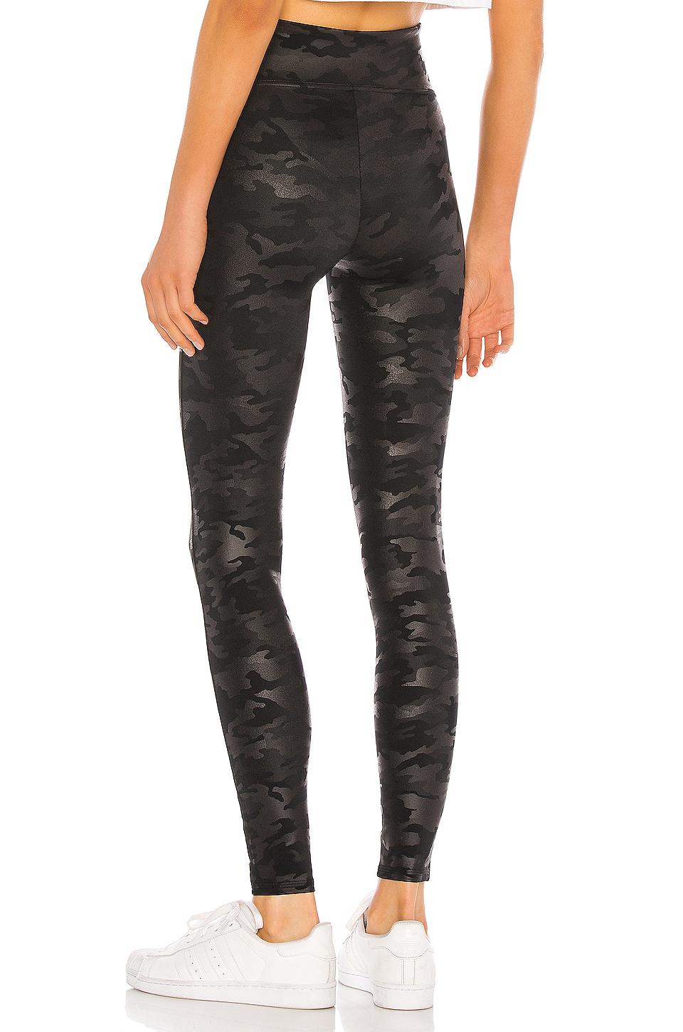 Spanx Faux Leather Camo Leggings in 