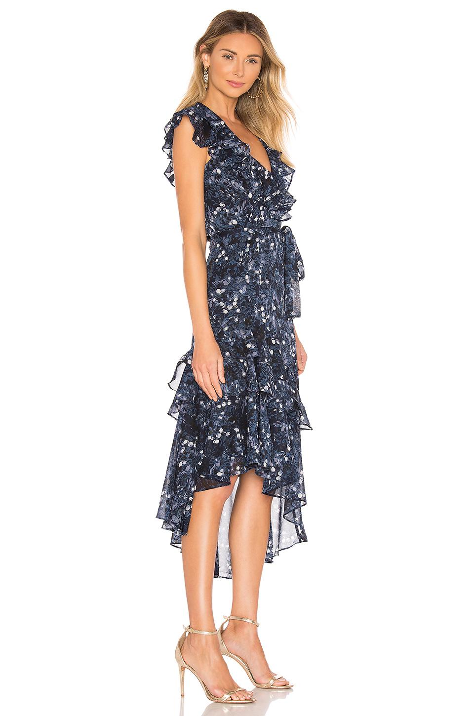 bardot romance frill dress