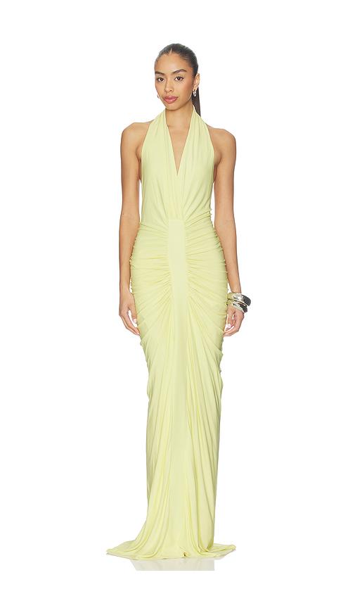 slim fit dress slacks Misha | The Nicolette Satin Dress main image 1