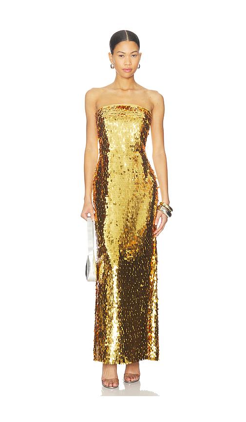 simon miller argan satin dress SIMONMILLER Silver Argan Maxi Dress Simon Miller