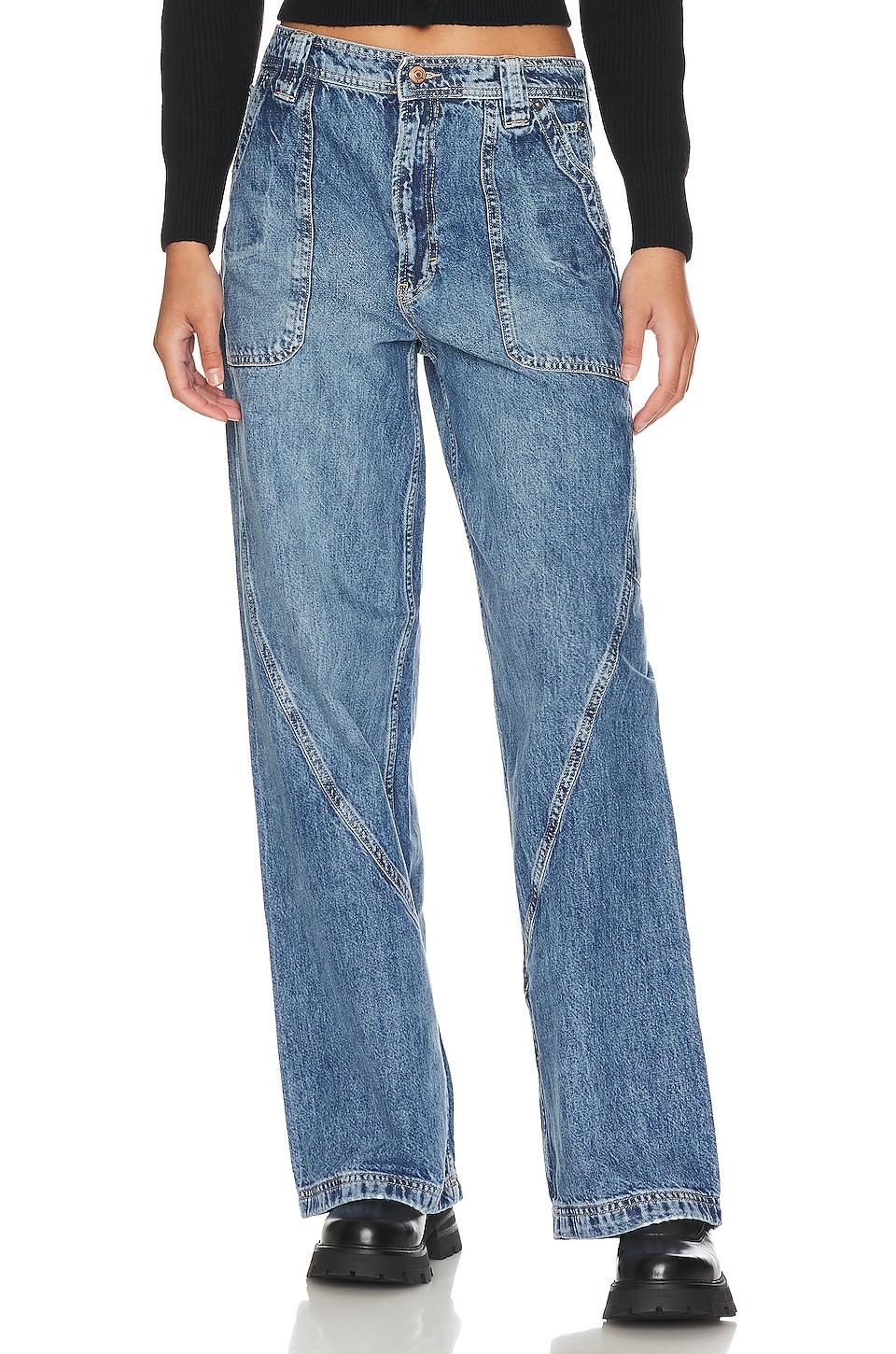 Free People Haywire High Rise in Blue | Lyst