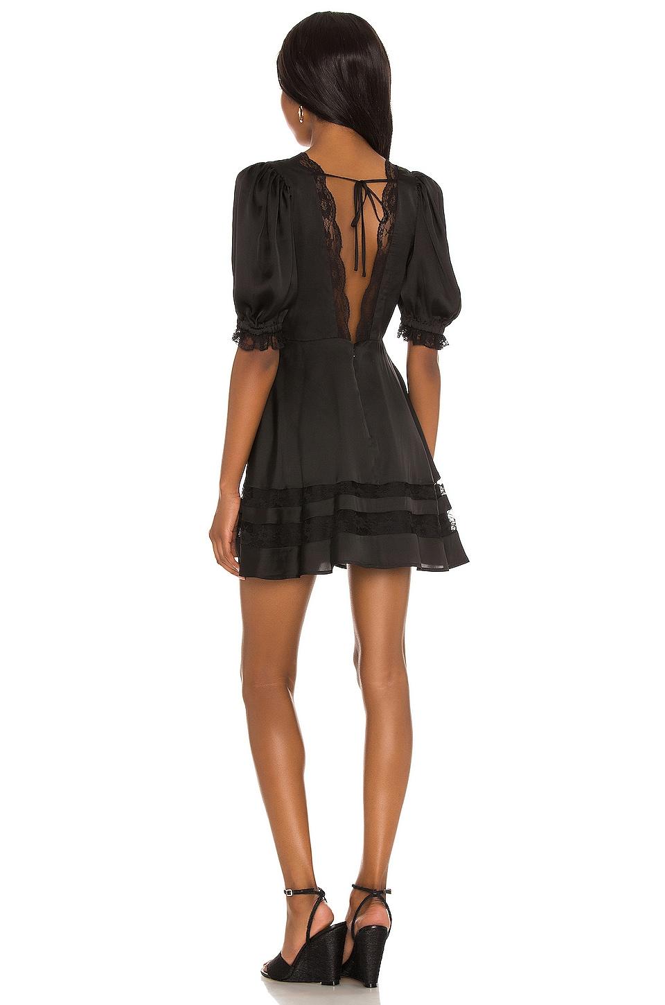 MAJORELLE Cami Mini Dress in Black | Lyst