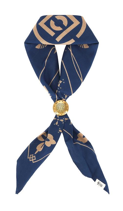 adidas Originals X Clot By Edison Chen Bandana Slider in Blue for