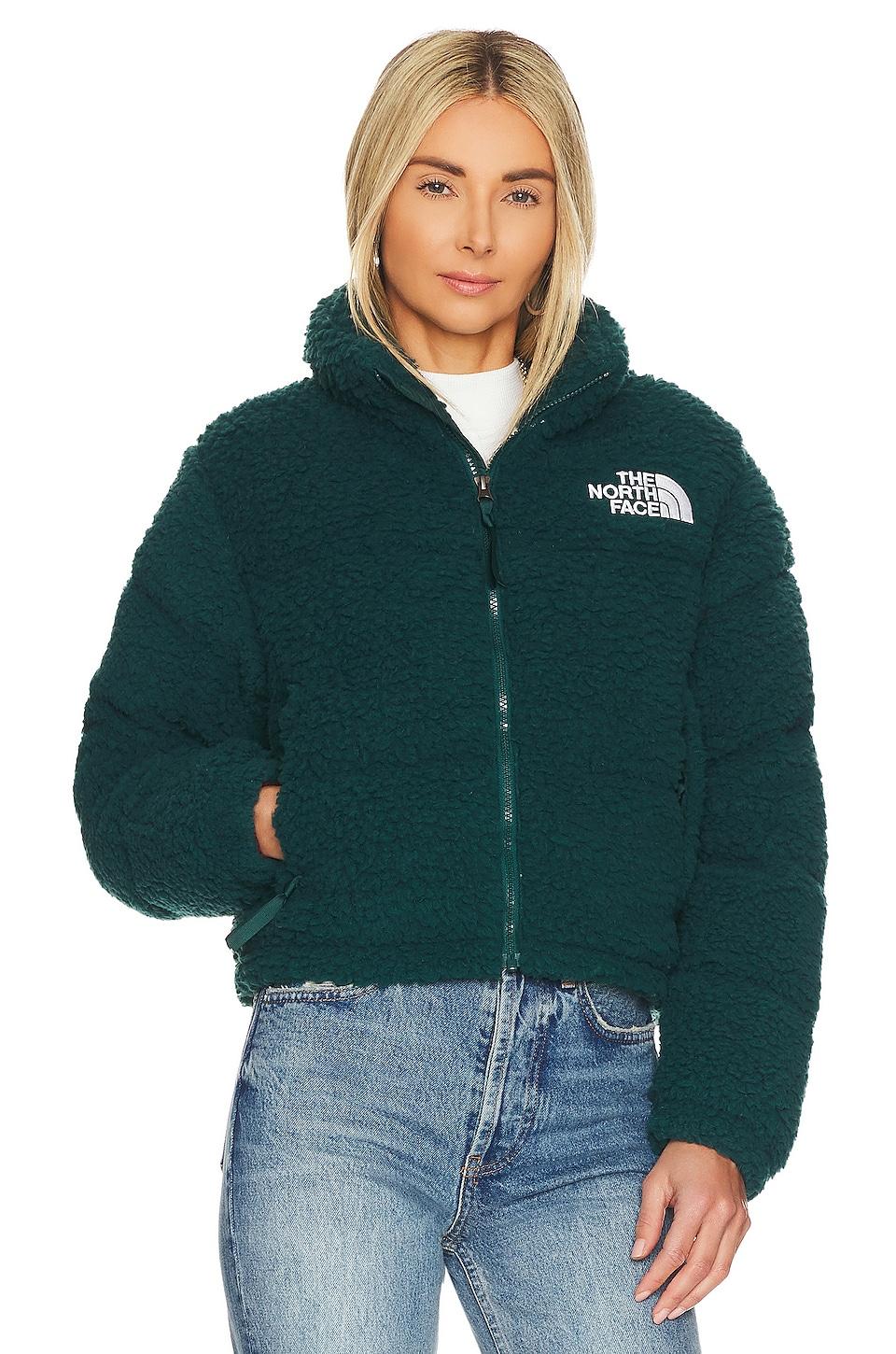The North Face High Pile Nuptse Jacket in Green | Lyst