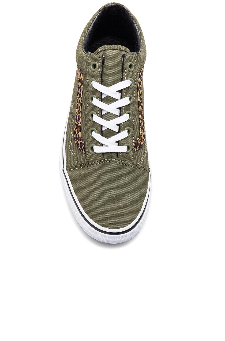 vans old skool mini leopard