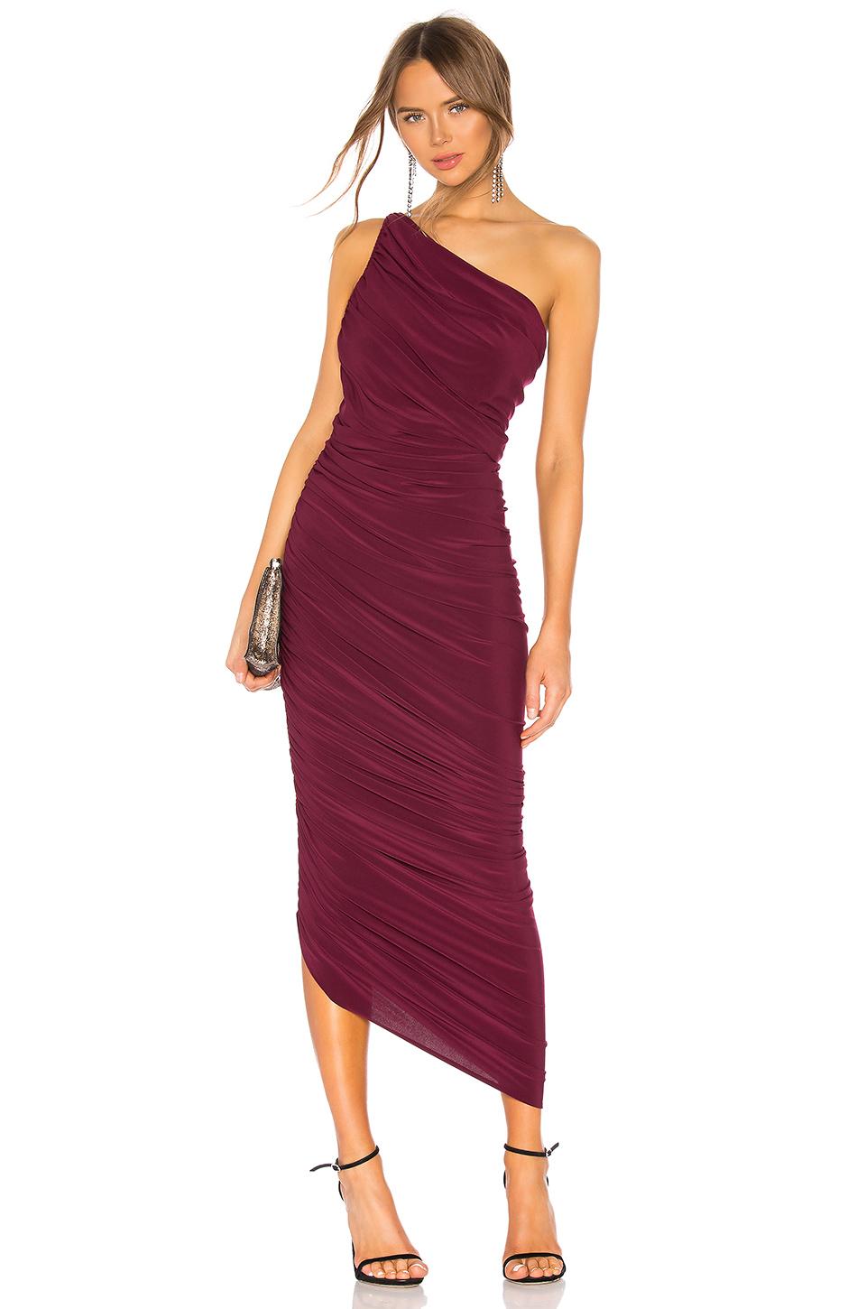 Norma Kamali Synthetic Diana Gown in Plum (Purple) - Save 50% - Lyst