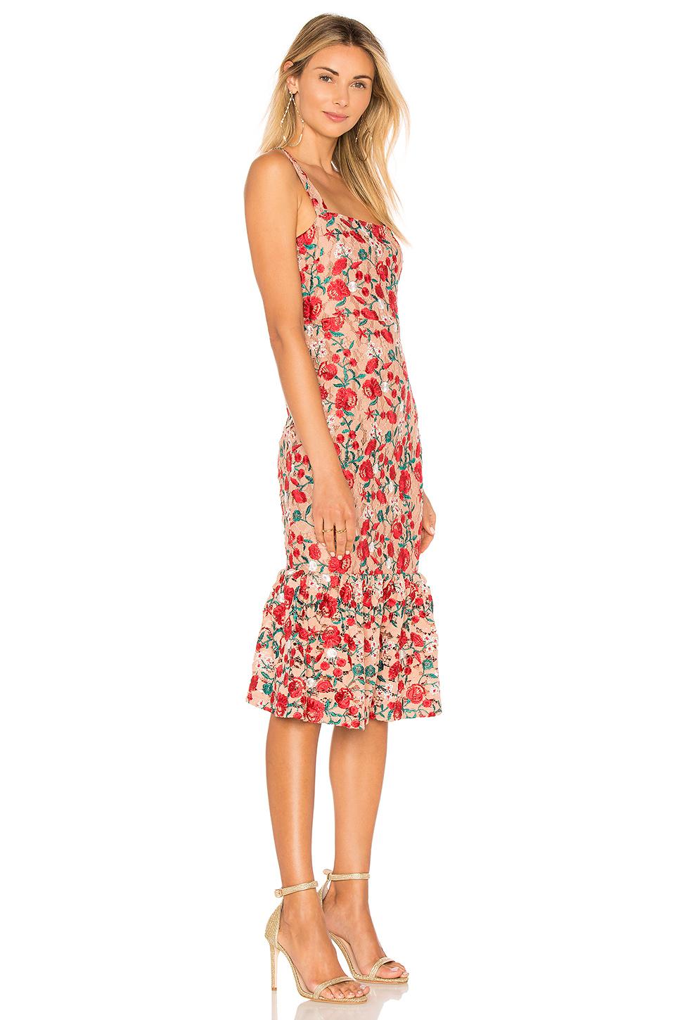 lovers and friends under the stars midi dress