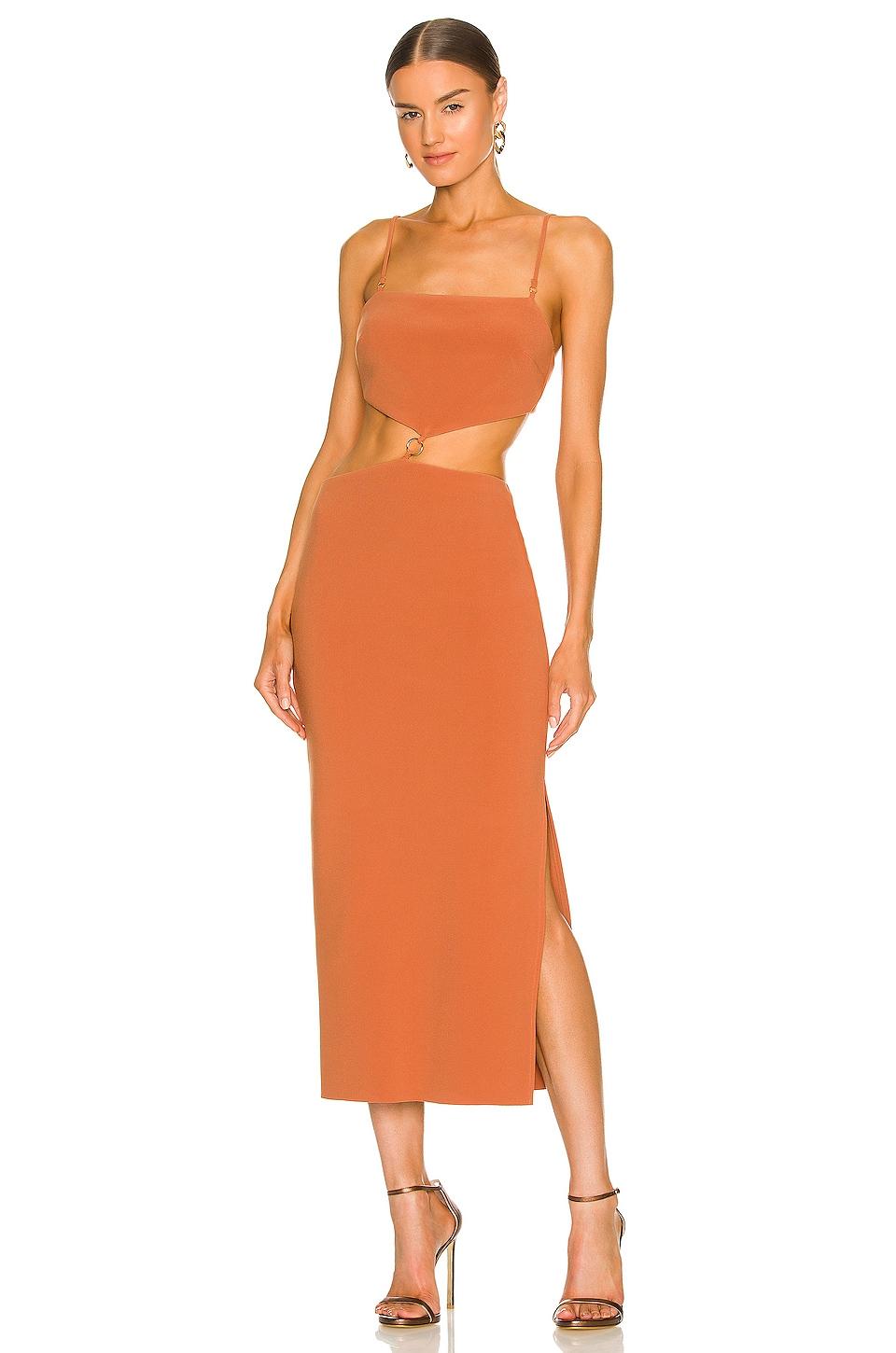 orange bec and bridge dress