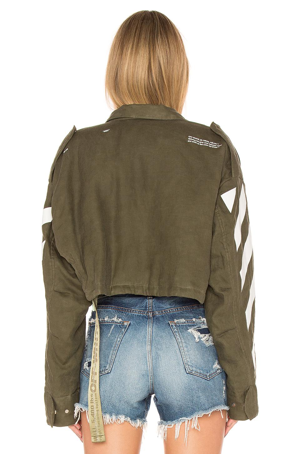 cropped m65 jacket