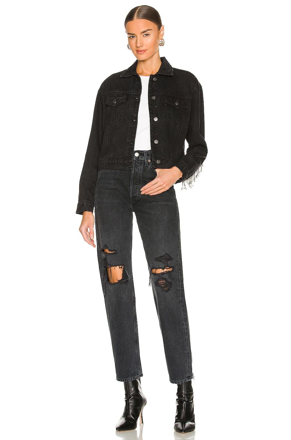 superdown Raya Rhinestone Fringe Jacket 