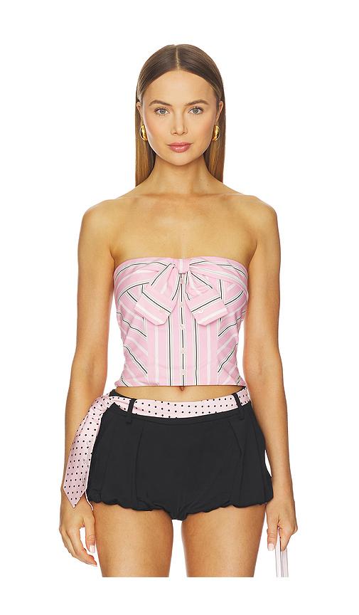 nana jacqueline コート リボン ピンク ダブルブレスト ビジュー Nana