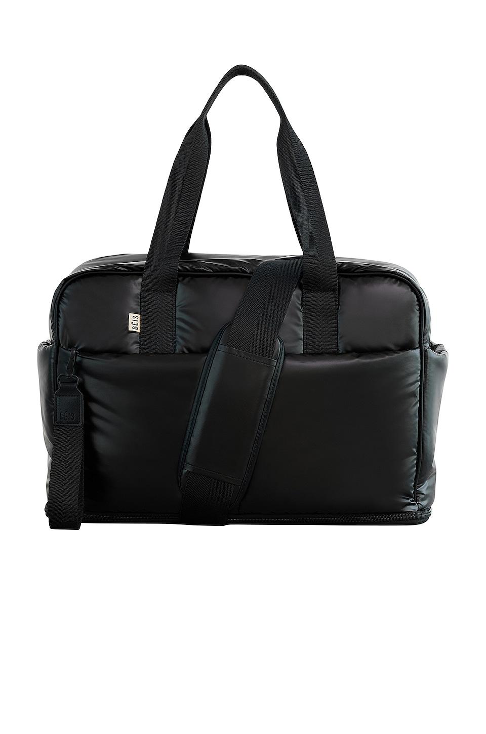 BEIS The Expandable Puffy Duffle in Black | Lyst