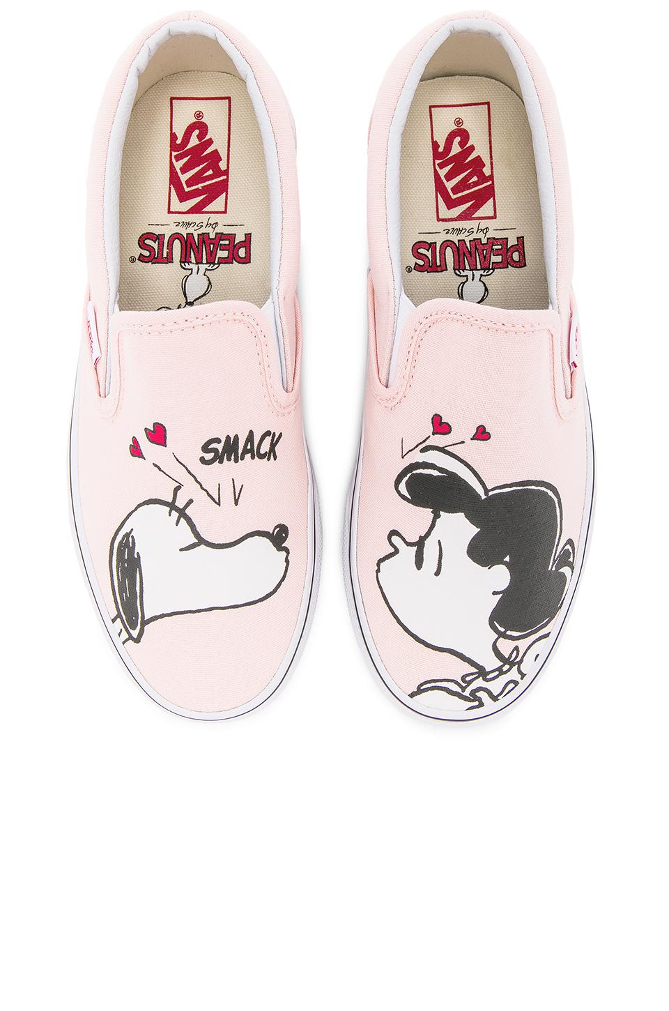 vans peanuts classic slip on