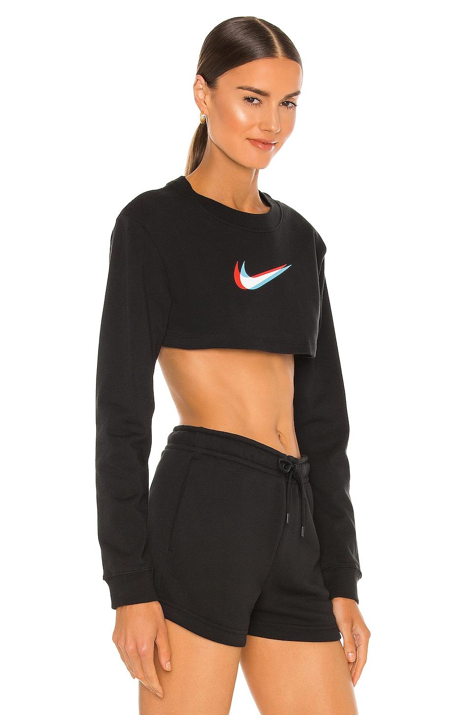nike crop long sleeve