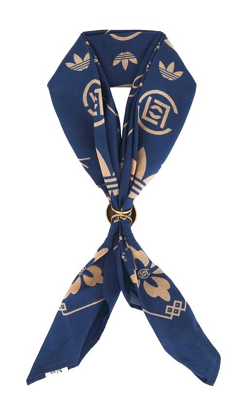 adidas Originals X Clot By Edison Chen Bandana Slider in Blue for