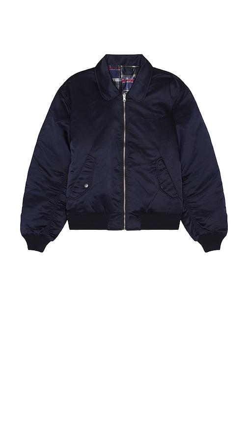 Huf Clothiers Reversible Flight Jacket in Blue for Men | Lyst