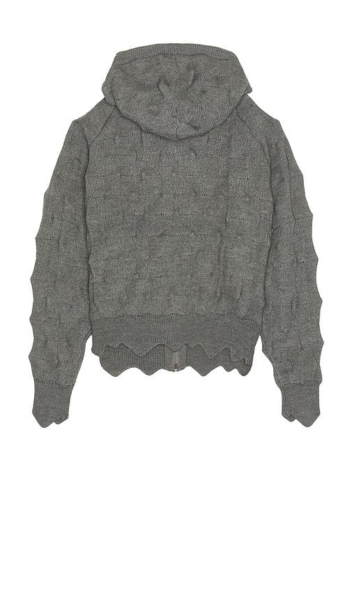 MADFRENZY Spiked Zip Up Hoodie in Gray for Men | Lyst