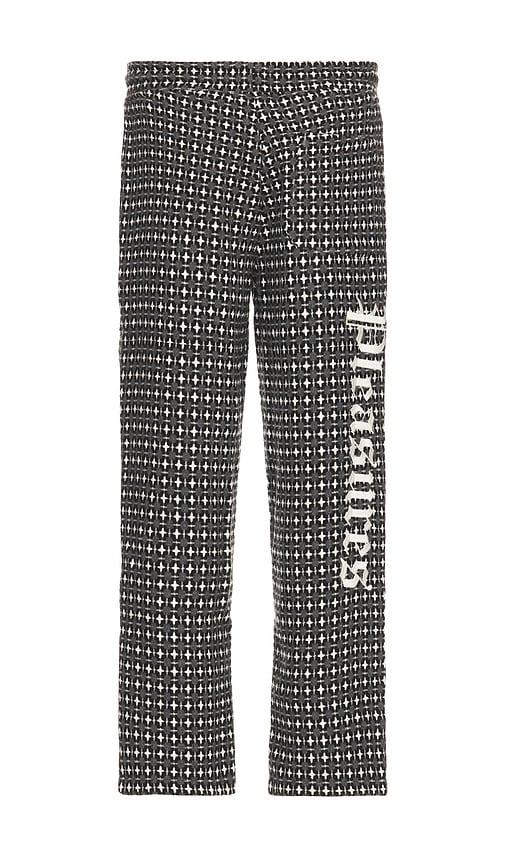 Pleasures checkered track pants deals