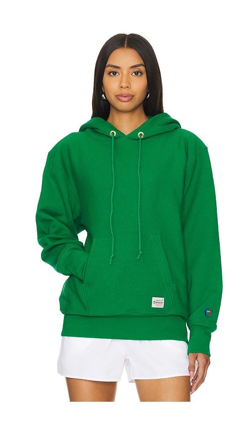 Champion Reverse Weave Hooded Sweatshirt in Green Lyst