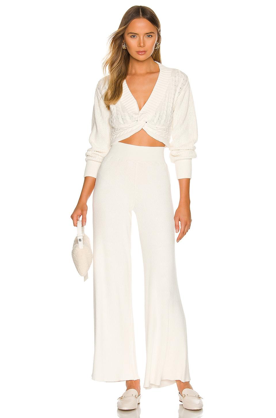 Free People Emilie Sweater Set in White Lyst