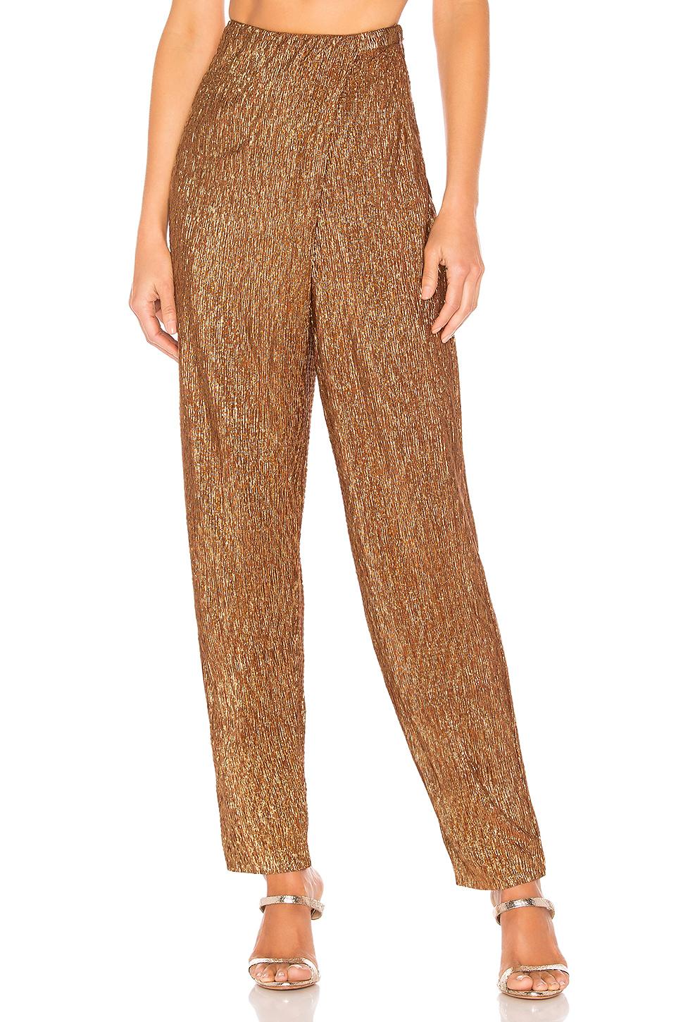 House of Harlow 1960 X Revolve Odel Pant in Bronze (Brown) - Lyst